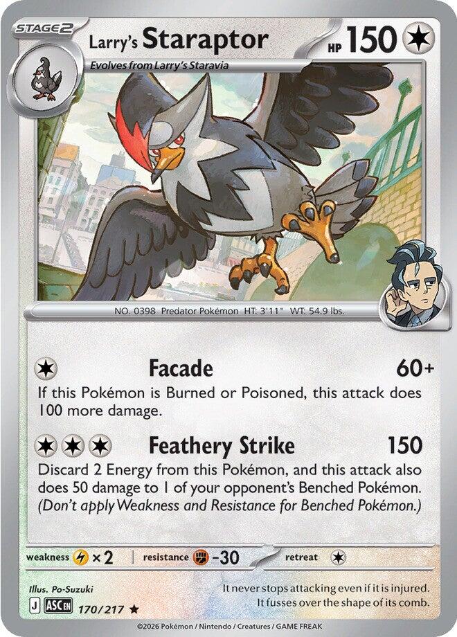 Larry's Staraptor - 170/217 [ASC - 170/217]