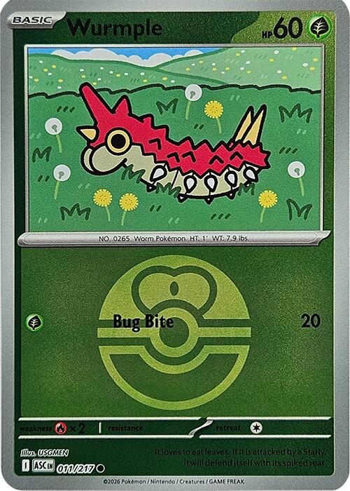 Wurmple (Love Ball) [ASC - 011/217]