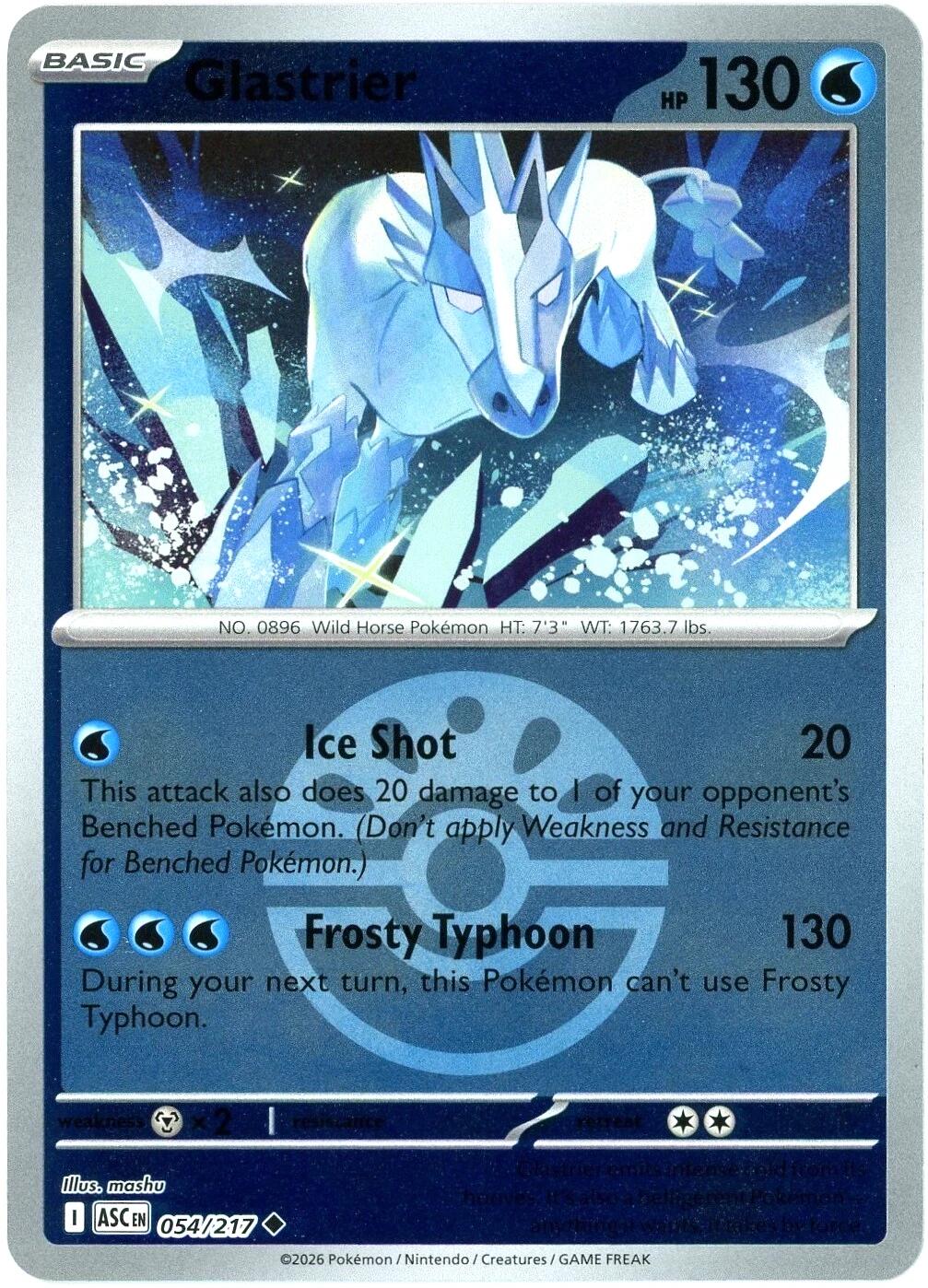 Glastrier (Friend Ball) [ASC - 054/217]
